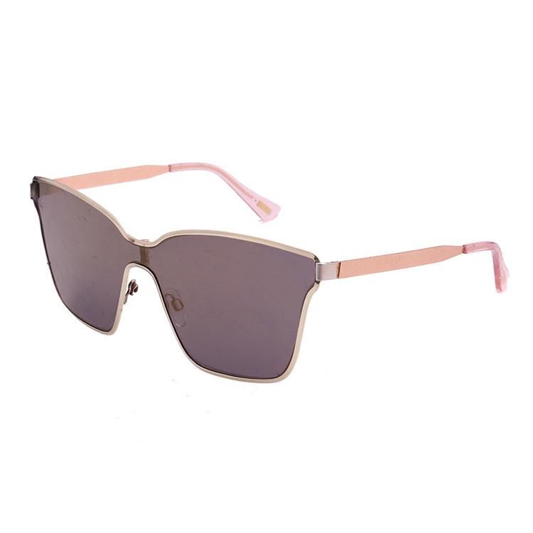 2019 Newly One Piece Fashionable Metal Copper Sunglasses