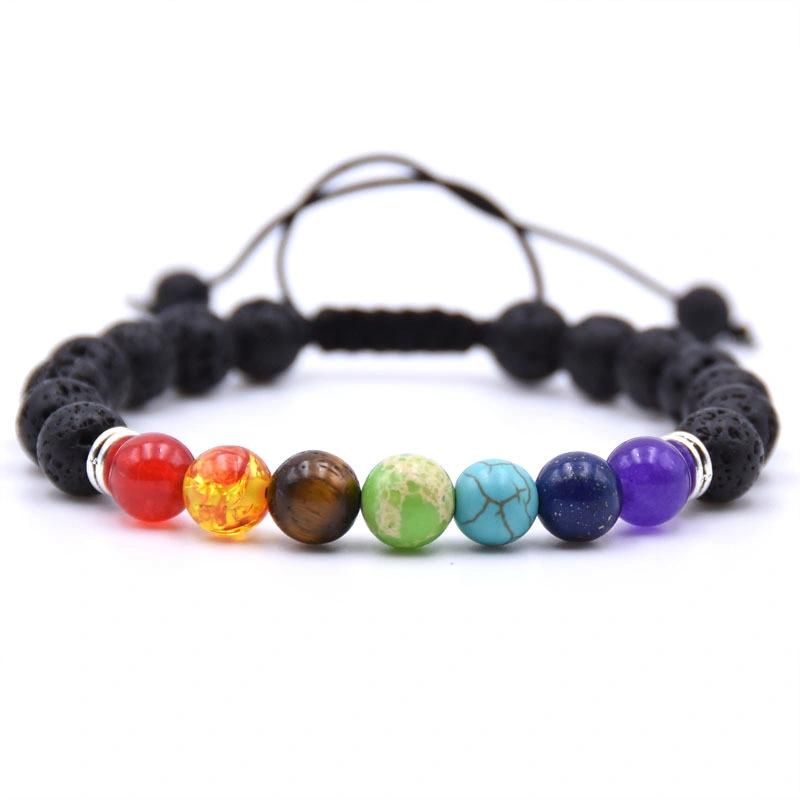 Wholesale Promotion Gift Fashion Accessories Colorful Natural Vesuvianite Stone Beads Bracelet