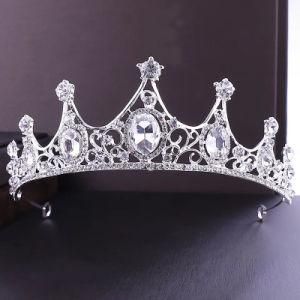 Fashion Luxury Crystal Jewelry Bride Webbing Hair Ornaments Crown Jewellery