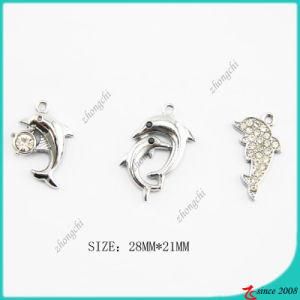 Metal Dolphin Charm for Jewelry Bracelet Making