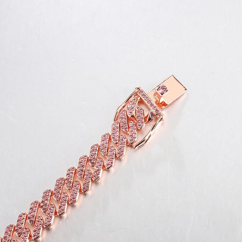 High Quality Customizable Charm Crystals Copper Gold Bracelet