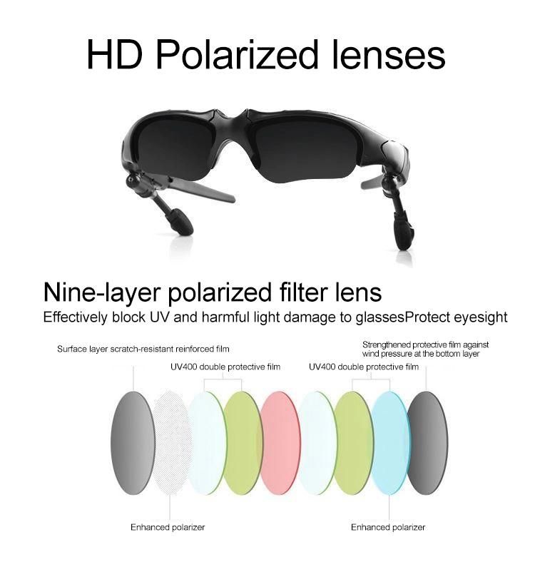 Smart Bluetooth Sunglasses Headphone Polarized Wireless Cycling Bluetooth Sunglasses
