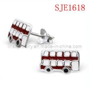 New Style Bus Design Stainless Steel Earrings (SJE1618)