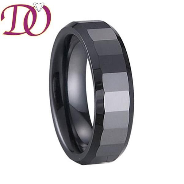 Unique Piano Key Ceramic Jewelry Ring