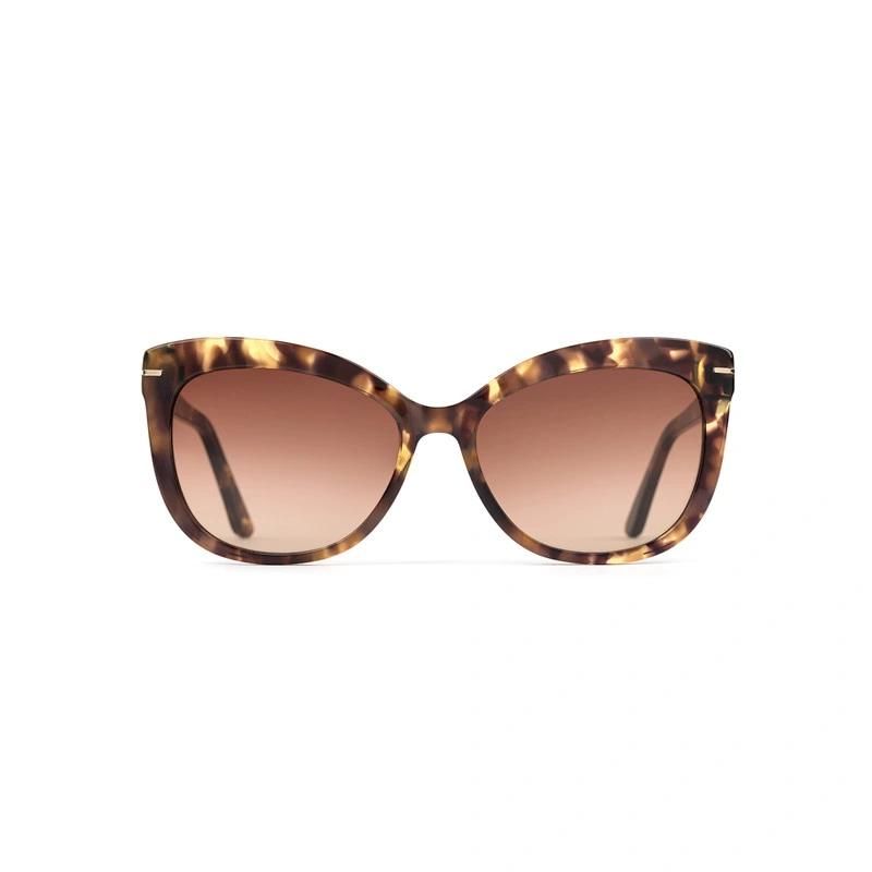 Wholesale Circle Cat Eye Vendors Women Woman Safety Stock Custom Sticker UV400 Polarized Protection Fashionable Glasses Acetate Cool Sunglasses