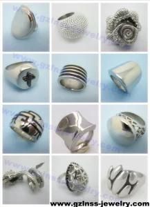 High Polished 316L Stainless Steel Ring