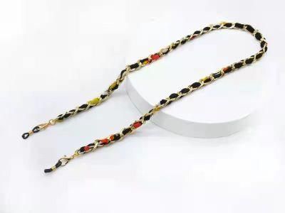 New Beaded Eyeglass Chains for Women Colorful Beaded Sunglasses Chain Reading Eyeglasses Holder Strap Cord Lanyard Eyewear Retainer
