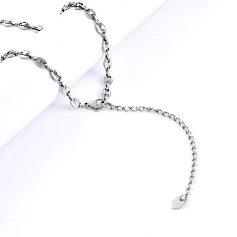 New Fashion Accessories Clasper Pendant Fashion Jewelry Coffie Bean Chain Necklace