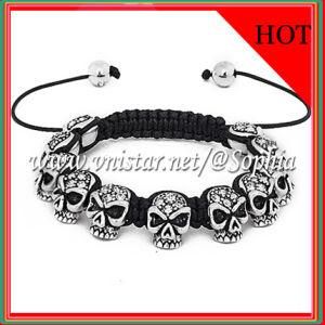 Exquisite Skull Beads Bracelet (SBB244)
