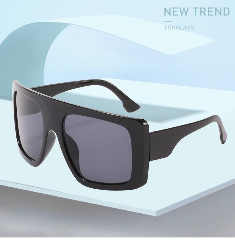 Curved Mirror Large Frame Sunglasses Female Jelly Color European and American Trend Net Red Sunglasses