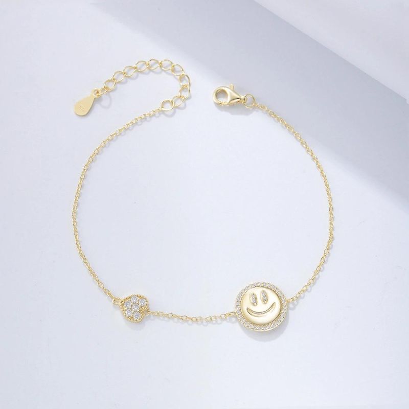 Female Niche Design High Sense Heart-Shaped Fashion Jewelry Friendship Bracelets
