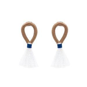 Fashion Jewelry Woman Gifts Knot Bohemian Tassel Stud Earrings