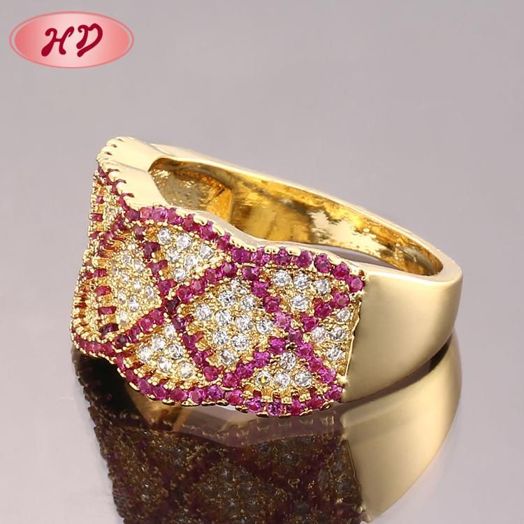 18K Gold Plated Fashion Wedding Engagement Stainless Steel Silver Jewelry Man Finger Rings Design