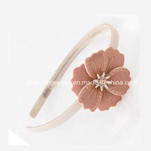 Hair Jewelry Flower with Rhinestone Hair Band for Girls