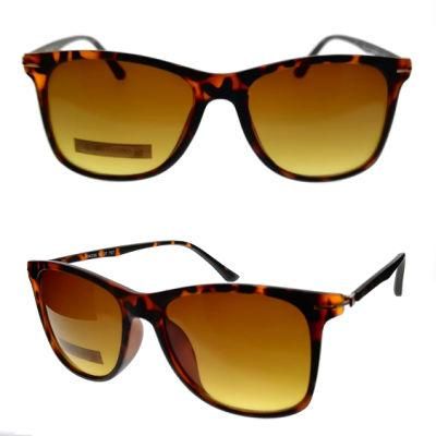 Plastic Sunglasses for Men with Metal Temples