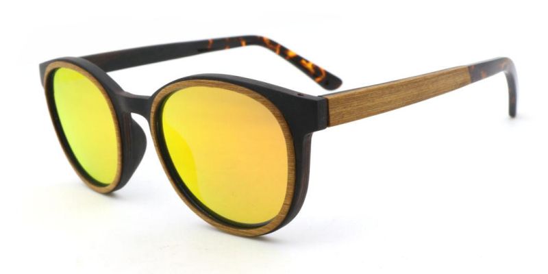 Latest Fashion Hot Sell Two Layers Wooden Polarized Sunglasses for Unisex