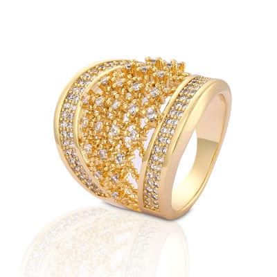 Fashion Silver 18K Gold Plated Stainless Steel Wedding Engagement Jewelry Design Man Finger Rings