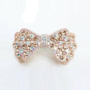 Butterfly Hair Jewelry with Crystal Hair Clip for Girls