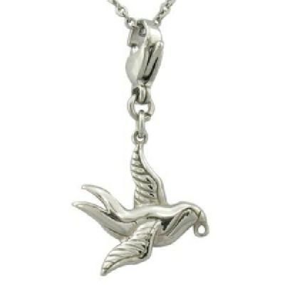 Bird Stainless Steel Pendant Custom Animal Jewelry