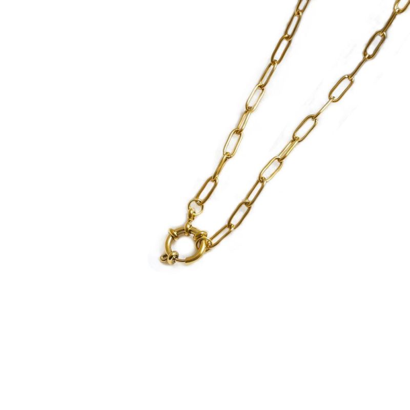 Manufacturer Custom Fashion jewellery Gold 2022, Necklace Stainless Steel Female jewellery