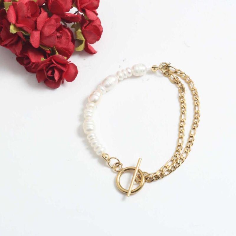 Manufacturer Custom jewellery 18K Gold Plated High Quality Non Fading Bracelet Layered Chain Bracelet 2022 Trendy Jewelry