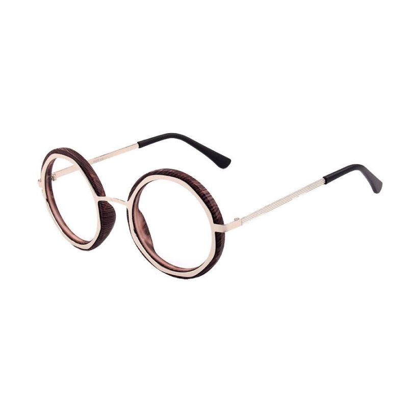 2021 Round Shape Sunglasses with Metal Copper
