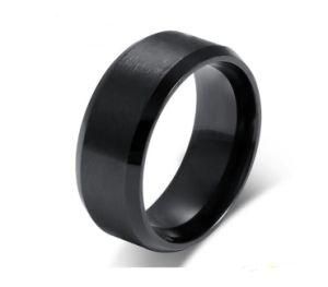 Fashion Charm Jewelry Ring Men Stainless Steel Black/Silver/Gold/Rose Gold Rings for Women