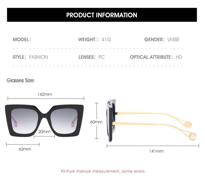 Maysun Fashion Square Sunglasses Plastic Frame Italy Design UV400 Polarized
