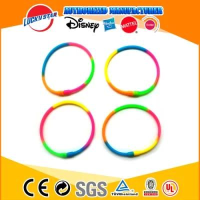 Rainbow Silicone Band Girl Jewelry Toy for Kid