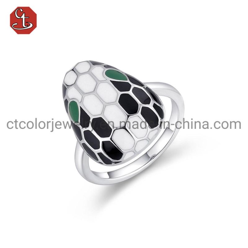 Fashion Jewelry Snake Studs Earrings 925 Silver or Brass Snake Earring Popular Enamel Snake Earring