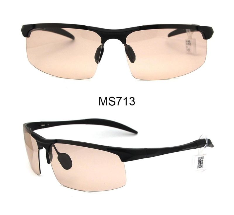 2019 Outdoor UV400 Polarized Ce Okay Clear Sport Sunglasses Custom Logo for Man