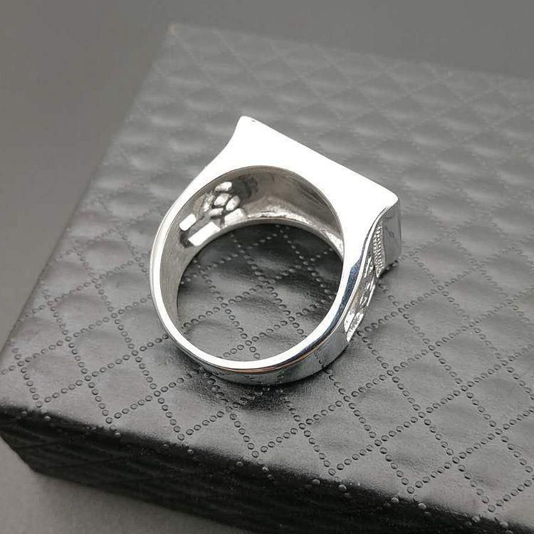 Oil Drop Color Room Titanium Steel Men′ S Ring
