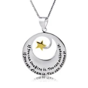 New Imitation Jewellery 925 Sterling Silver Star Pendant Charm