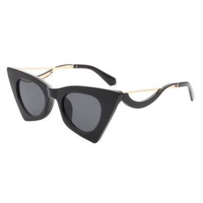 2022 Newest Vintage Luxury Triangle Design Sunglasses Women Cat Eye