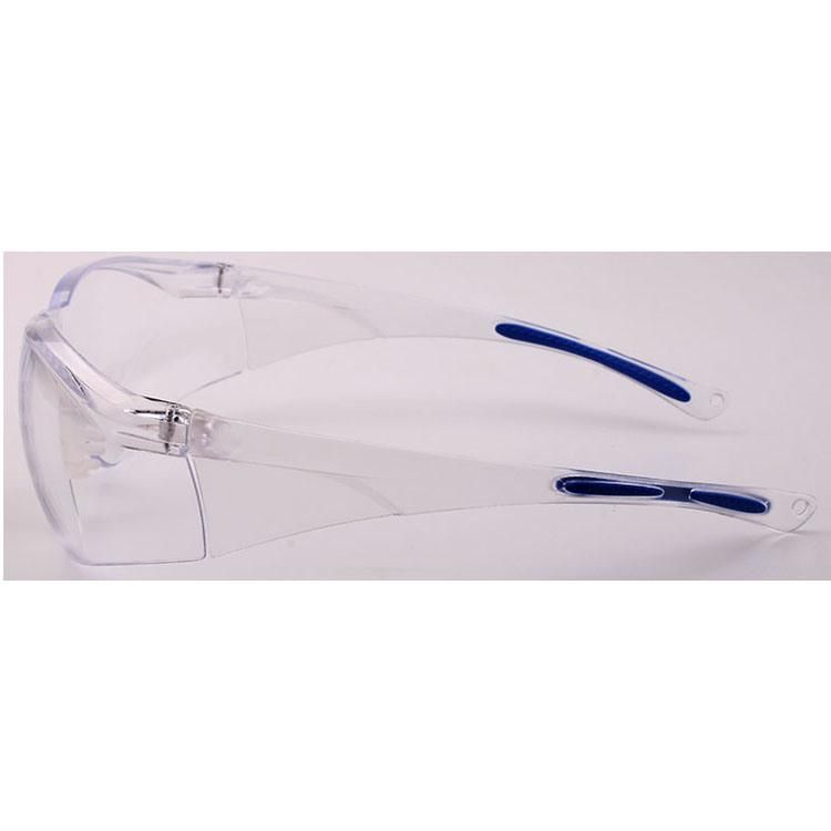 2019 Hot Selling Safety Sunglass with Blue Rubber