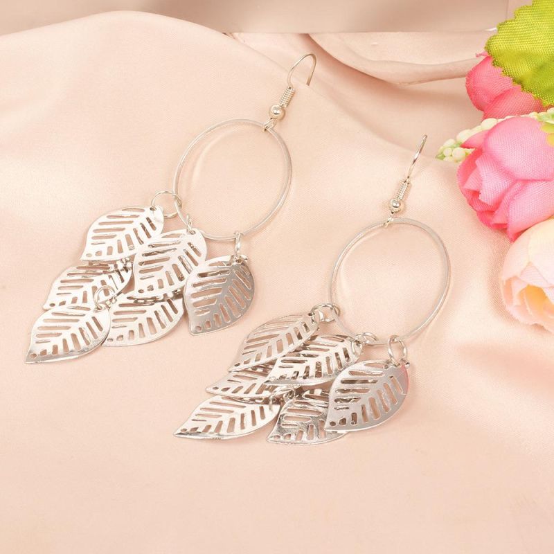 Wholesale Jewelry Drop Earring with Leaves