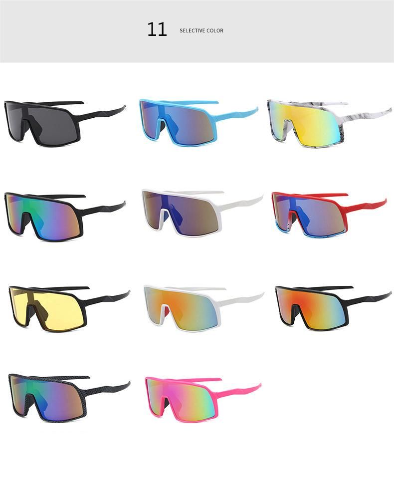 Big Frame PC Lens Windproof Cycling Sport UV400 Protection Outdoor Sunglasses for Men Women