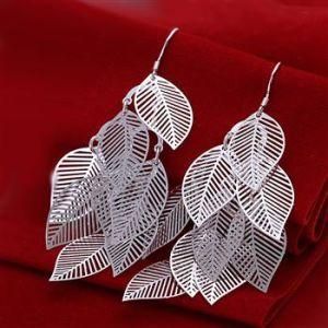 Sterling Silver Leaves Earring Spce214