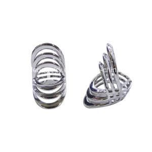 Jewelry Polishing Matt Silver Plated Rings for Female Gifts