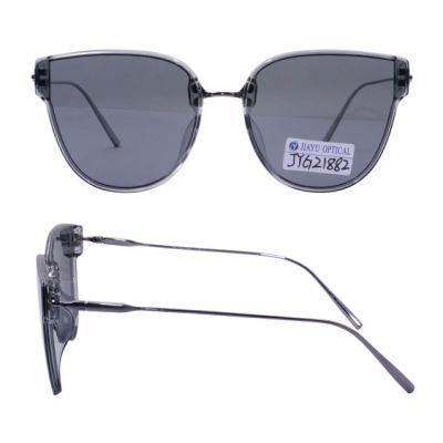 Butterfly-Shape Full Lenses OEM Fashion Lady Plastic&Metal Sunglasses