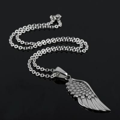 Fashion Simple Personality Wings Men&prime;s Necklace Jewelry