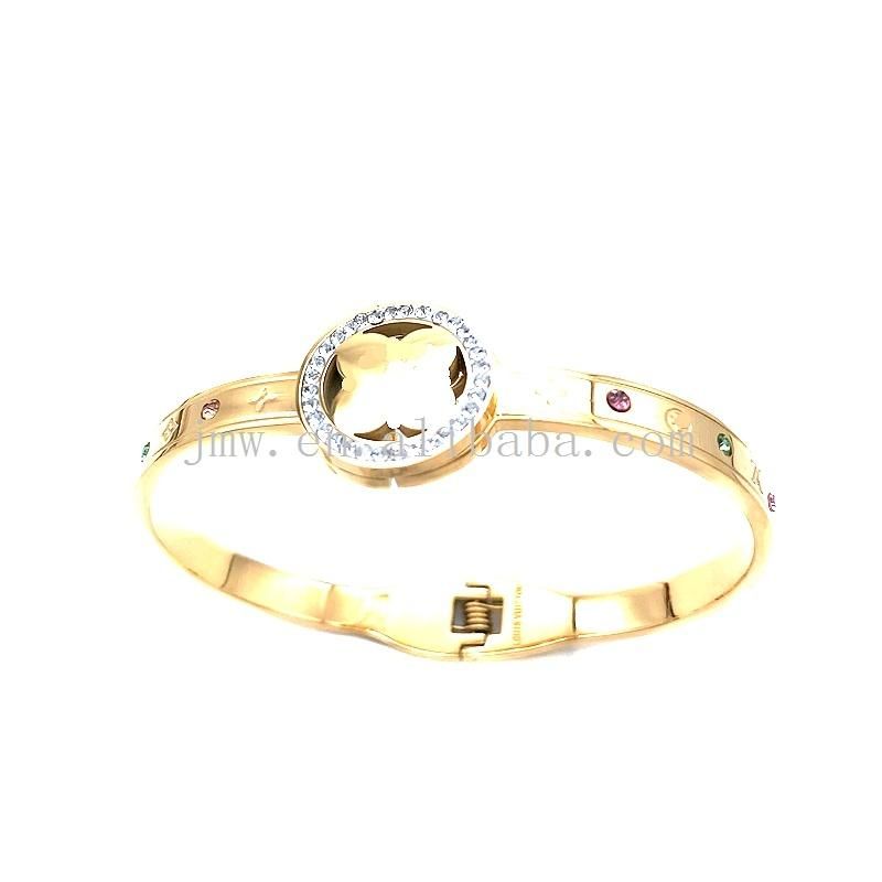 316L Stainless Steel Gold Plated Bracelet for Men and Women