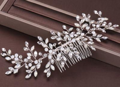 Bridal Crystal Opal Stone Hair Comb Hair Clip Hair Vines Headpiece