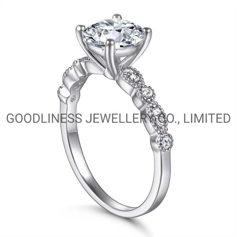 Fashion Accessories Women Wedding Rings 925 Silver Jewelry