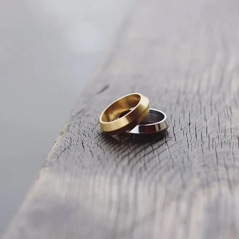 2019 Fashion Simple Style IP Plating Ring