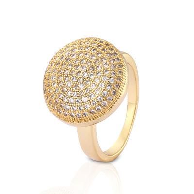 Women Fashion 18K Gold Plated Stainless Steel Silver Wedding Engagement Finger Rings Jewelry Design