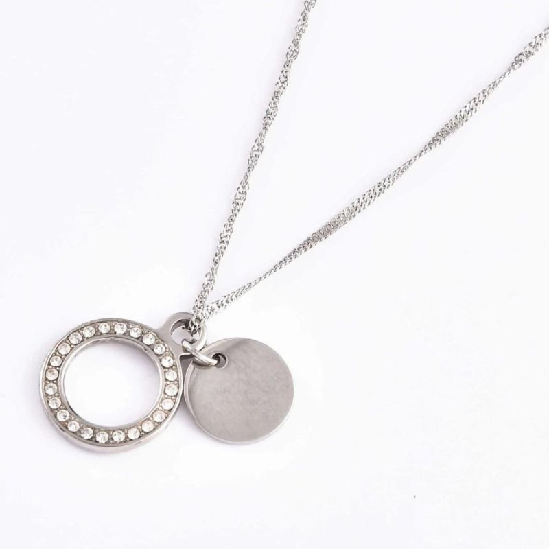 Fashion Elegance Necklace Female Stainless Steel Jewellery Silver Gold Rose Gold Color Optional