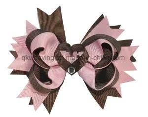 Heart Colorful Kids Hair Clip Bow