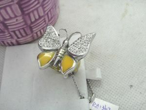Fashion Stainless Steel Casting Jewelry Ring (RC1937)