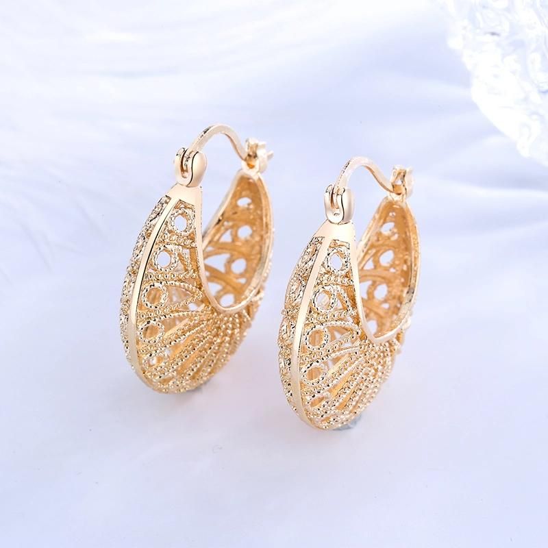 Custom Cheap Hoop Earrings Gold Plated Jewelry Fashion Earrings